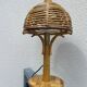 Vintage rattan lamp