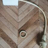 Vintage glass globe hanging