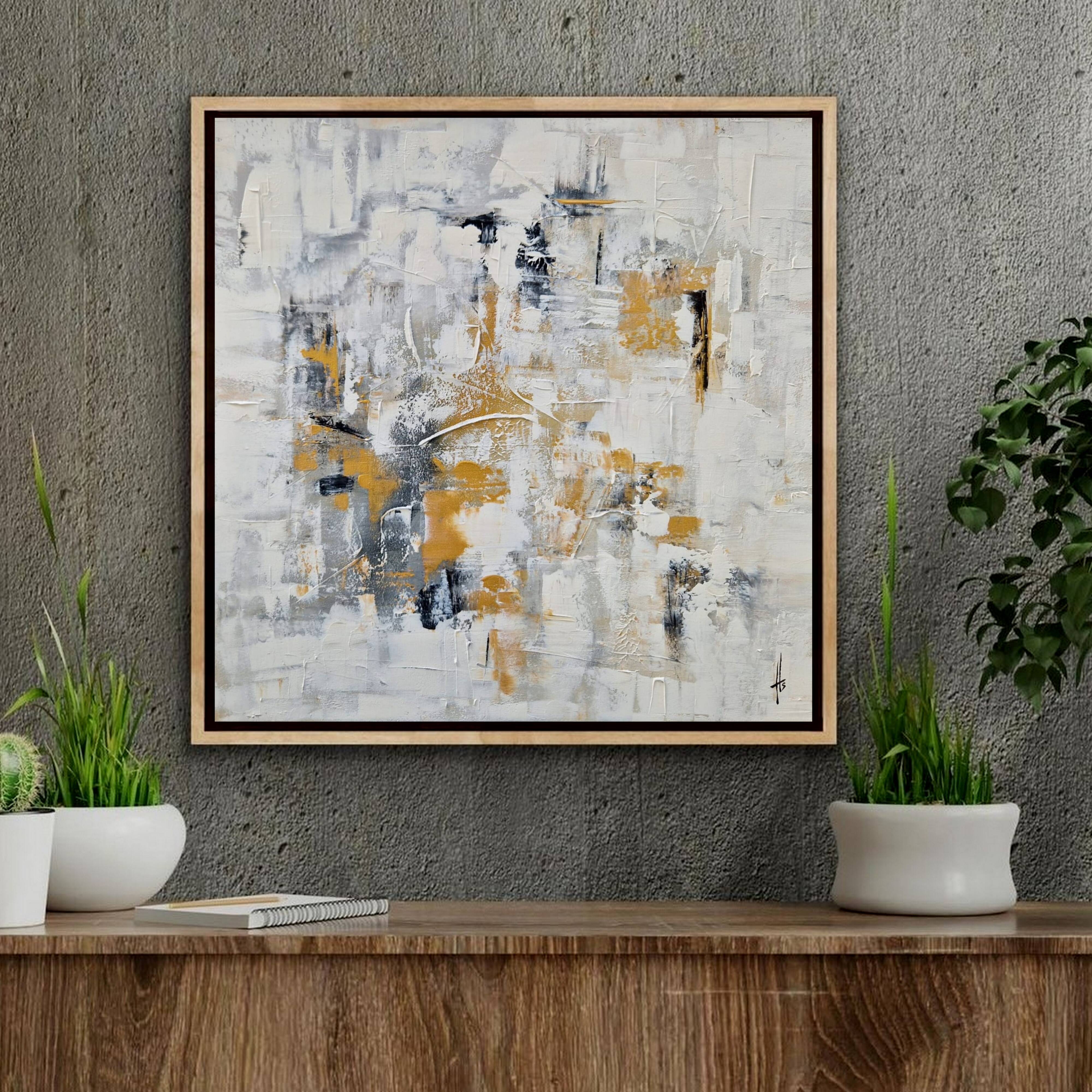 Abstract painting table