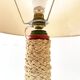 Woven rope lamp with textured shade, 1960s-70s.