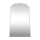 Miroir années 60 forme libre 68x122cm