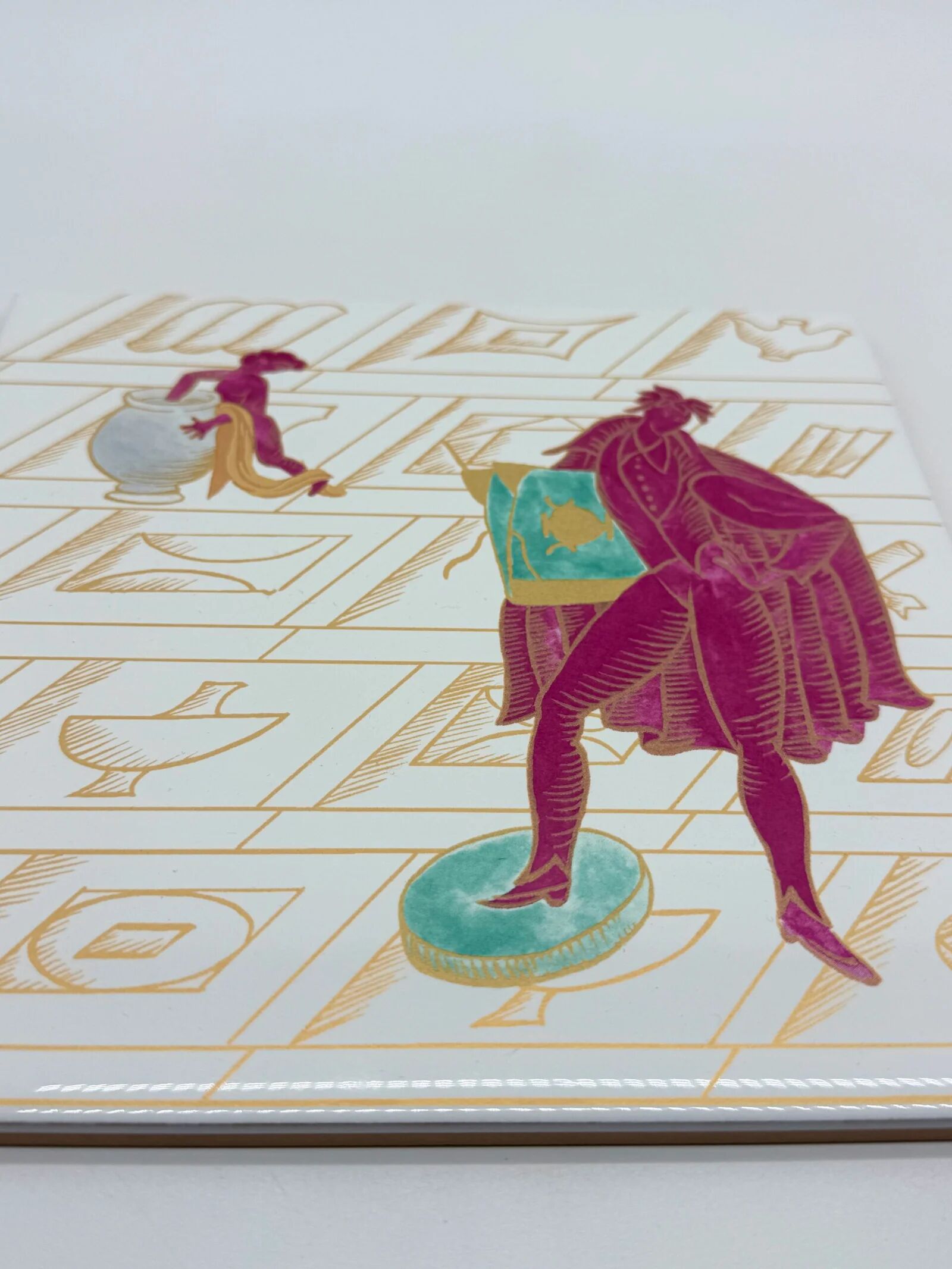 Gio Ponti ceramics — "The Classical Conversation", 1980s