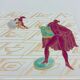 Gio Ponti ceramics — "The Classical Conversation", 1980s