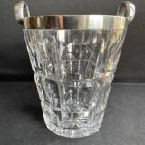 Crystal and 925 silver ice bucket – Gebrüder Deyhle