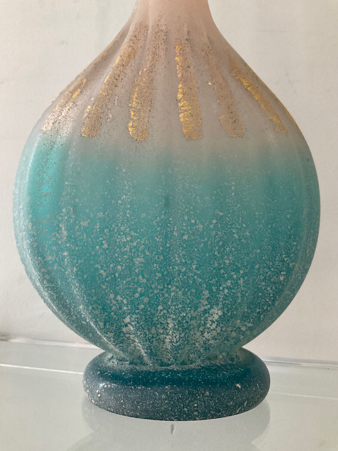 Vintage Scavo carafe in glass paste 60s