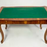 Large flat desk Biedermeier in cherry veneer, Circa 1815 Austria