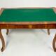 Large flat desk Biedermeier in cherry veneer, Circa 1815 Austria