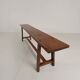 Pair of 19th century French rustic benches – solid oak