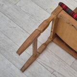 1970s, Danish set of 4 dining chairs, original condition, oak, wool.