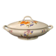 Oval soup tureen in Limoges porcelain, Salmon and Co (A525)