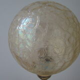 Art Deco golden brass lamp