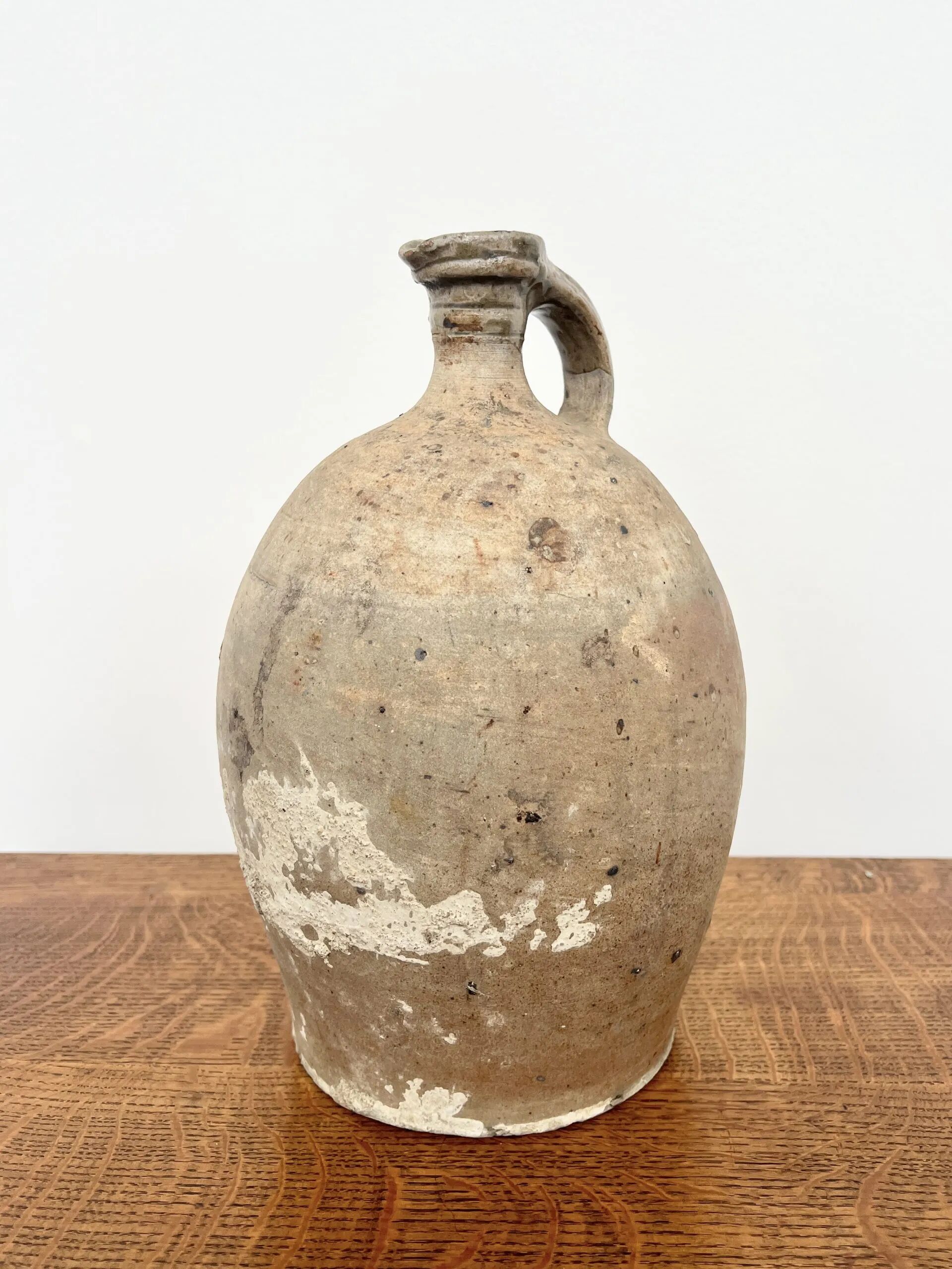 Antique raw terracotta jar