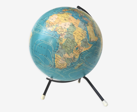 Globe terrestre Taride 1971