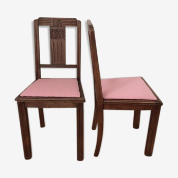 Paire de chaises art déco 1925