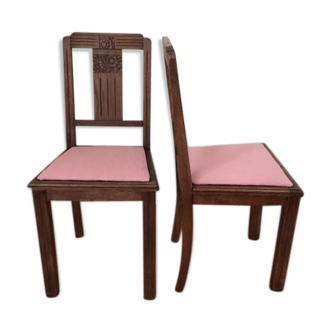 Paire de chaises art déco 1925