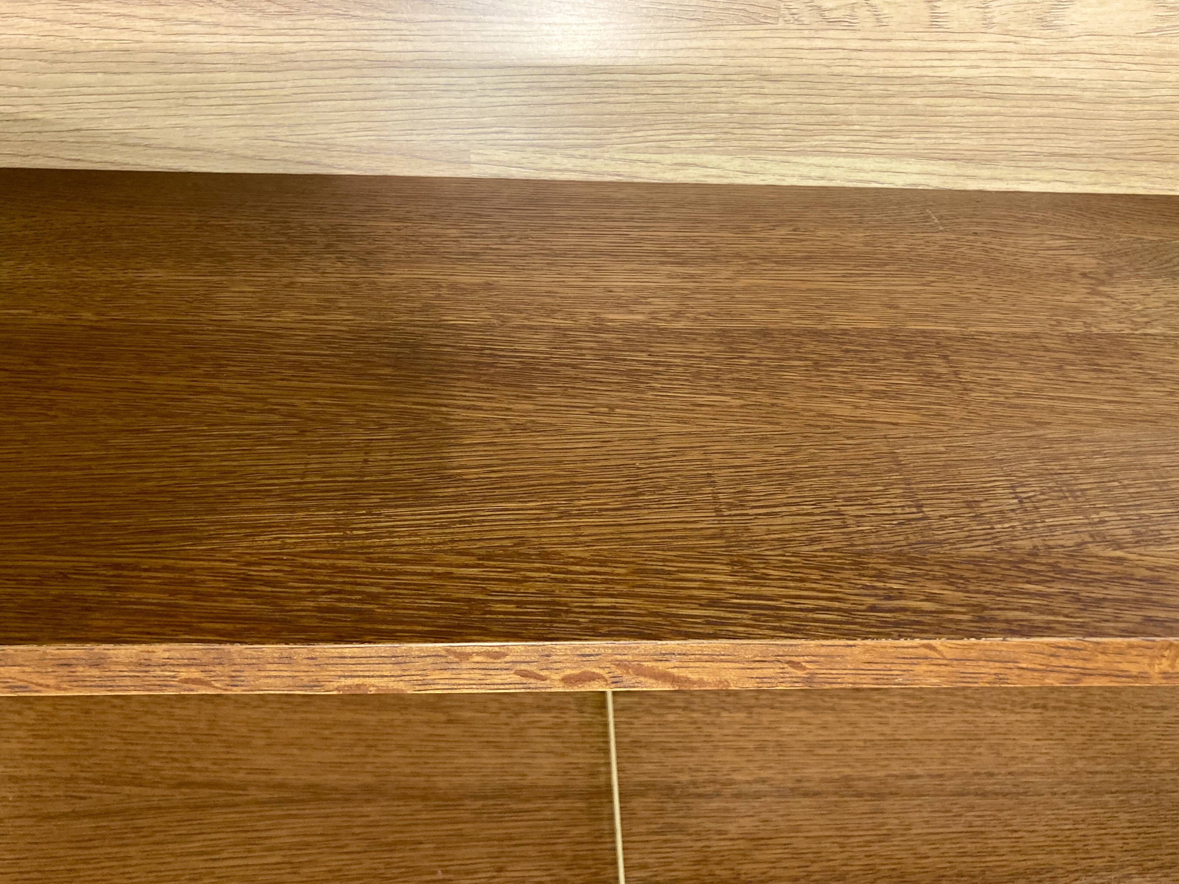 1950s design oak shelving unit.