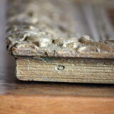 Gilded wooden and stucco frame
