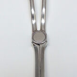 Silver metal grape chisel with punches