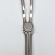 Silver-plated metal grape scissors with stamps