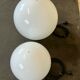 2x 60s 70s ball lamp floor lamp Acrilico PMMA Made in Italy Design 60s