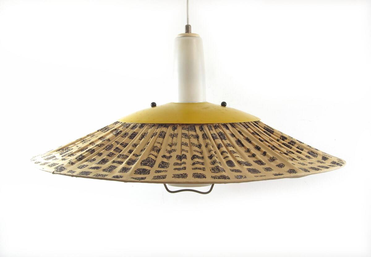 Louis Kalff large iconic fifties vintage pendant from Philips