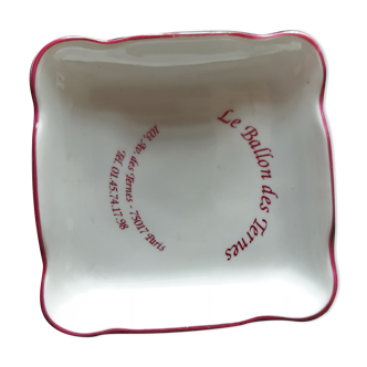 Advertising ashtray Balloon of the Ternes