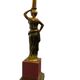 Lampe de table vintage Empire représentant une femme