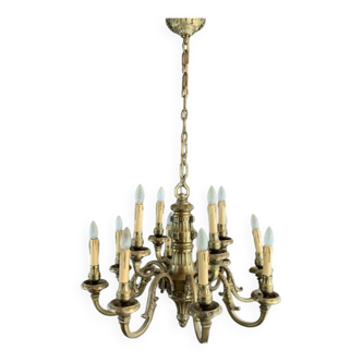 Lustre en bronze début du XXème siècle