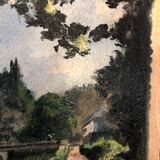 Huile sur bois