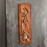 Small 19th century carved wooden wall panel