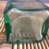 Carafe en verre verte