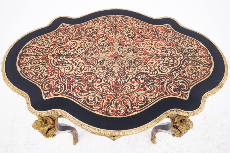 Antique table, France, mid-19th century. After renovation.