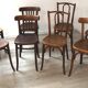 Set of 6 chairs bistro mismatched