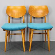 Ensemble de quatre chaises de salle à manger en hêtre des années 1970 par TON, Tchécoslovaquie