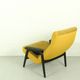 Theo Ruth pour les chaises Artifort Modèle 107 et 137 en Hallingdal Kvadrat.