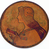 Lithograph by Jane Atche - Woman with a Book