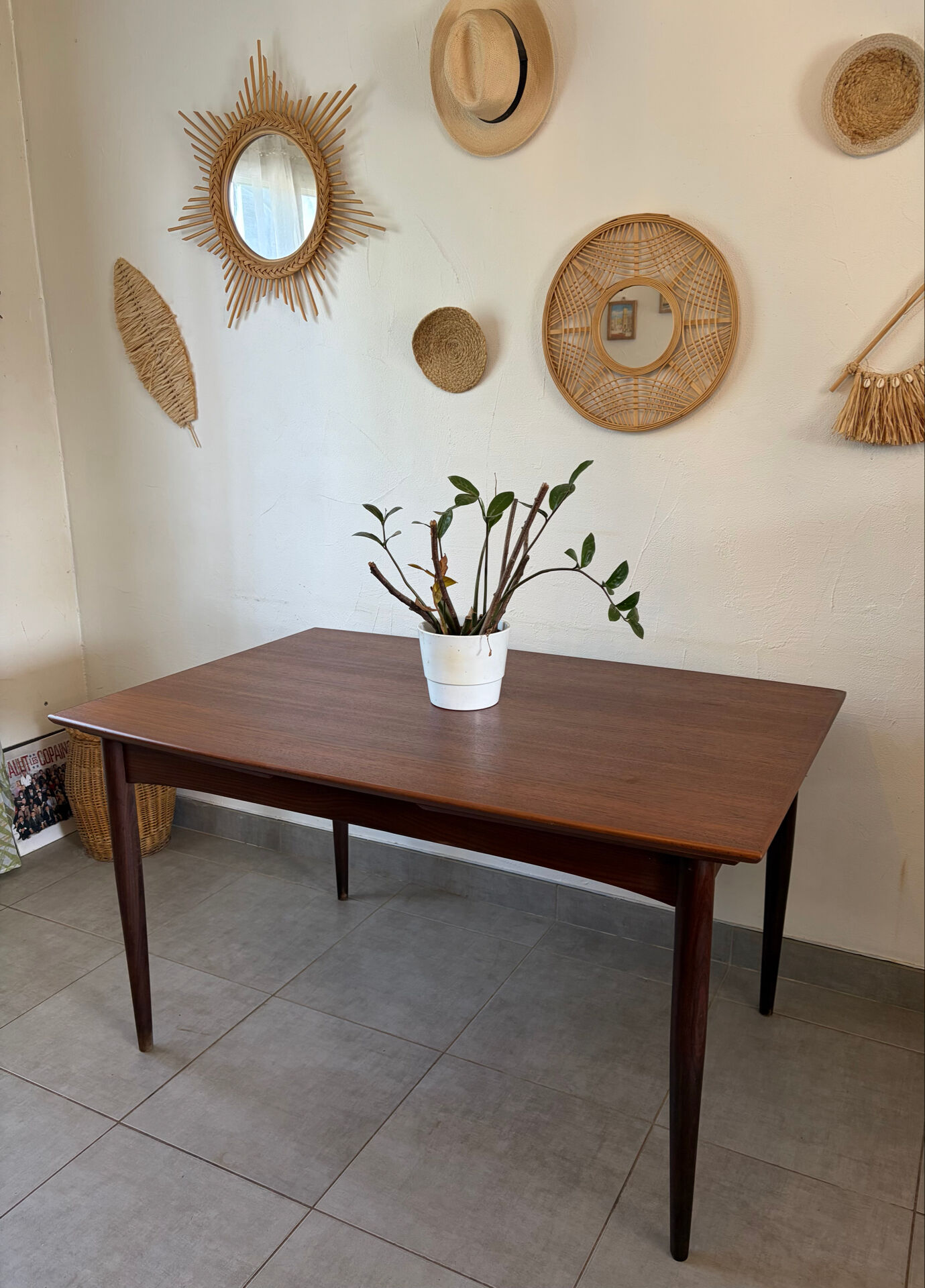 Scandinavian teak table Samcom