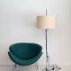 Vintage minimalist floor lamp Staff Leuchten 1960
