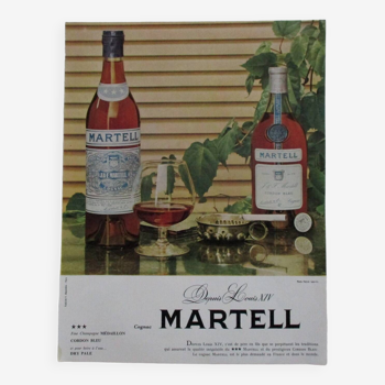 Old Martell cognac advertisement
