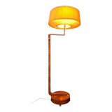 Floor lamp, art deco reader 1930 rosewood