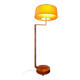 Floor lamp, art deco reader 1930 rosewood