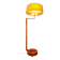 Floor lamp, art deco reader 1930 rosewood