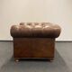 Handcrafted Brown leather Chesterfield Club Armchair