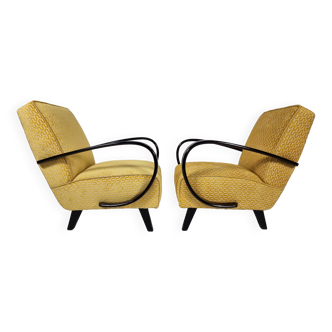 Type C Armchairs by Jindřich Halabala for Up Zavody, 1940s, Set of 2