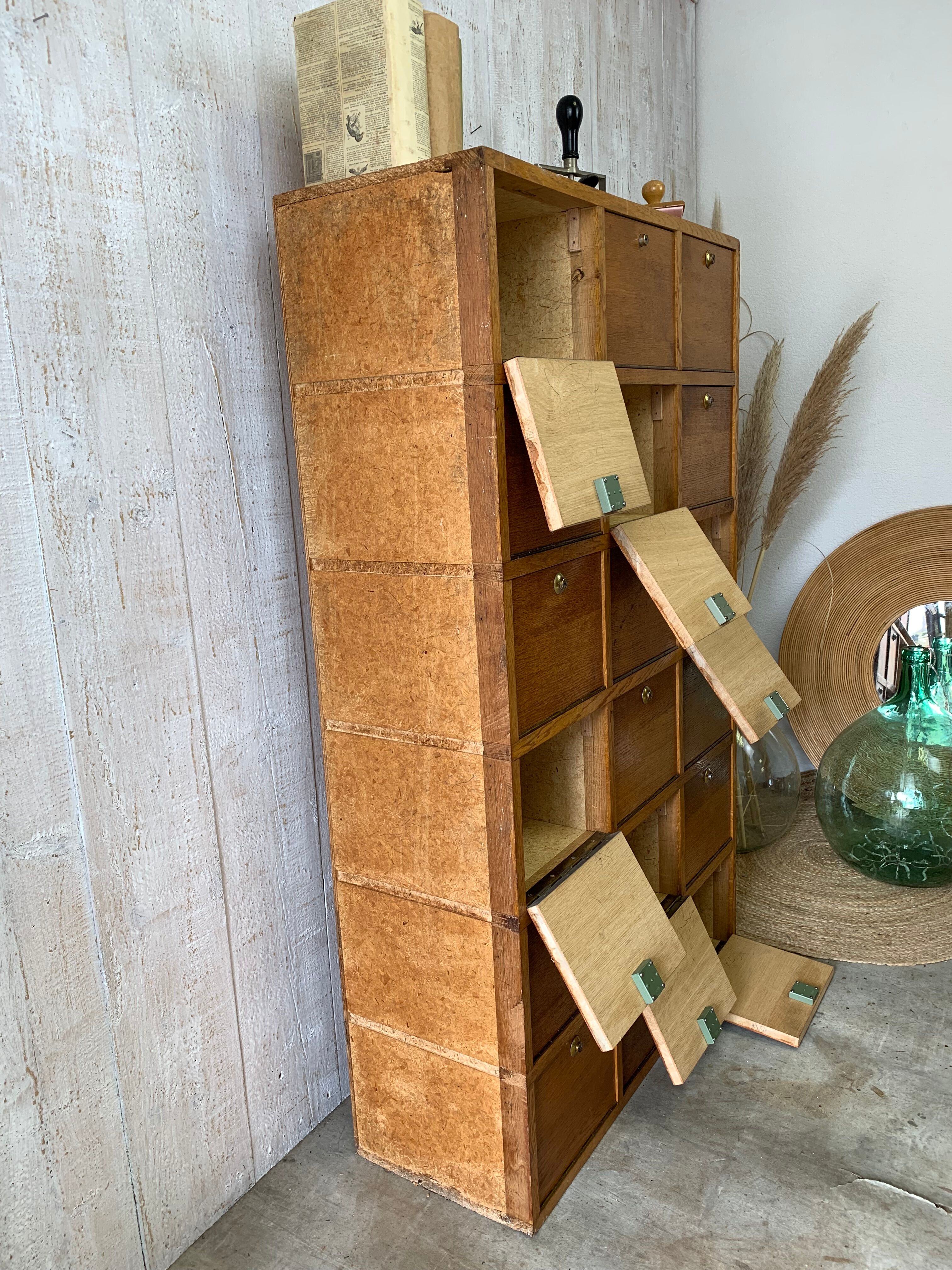 Vintage locker cabinet