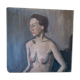 Table oil on women's bare wood
