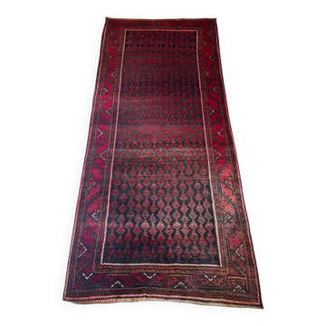 Handmade Afghan rug 260cm x 117cm