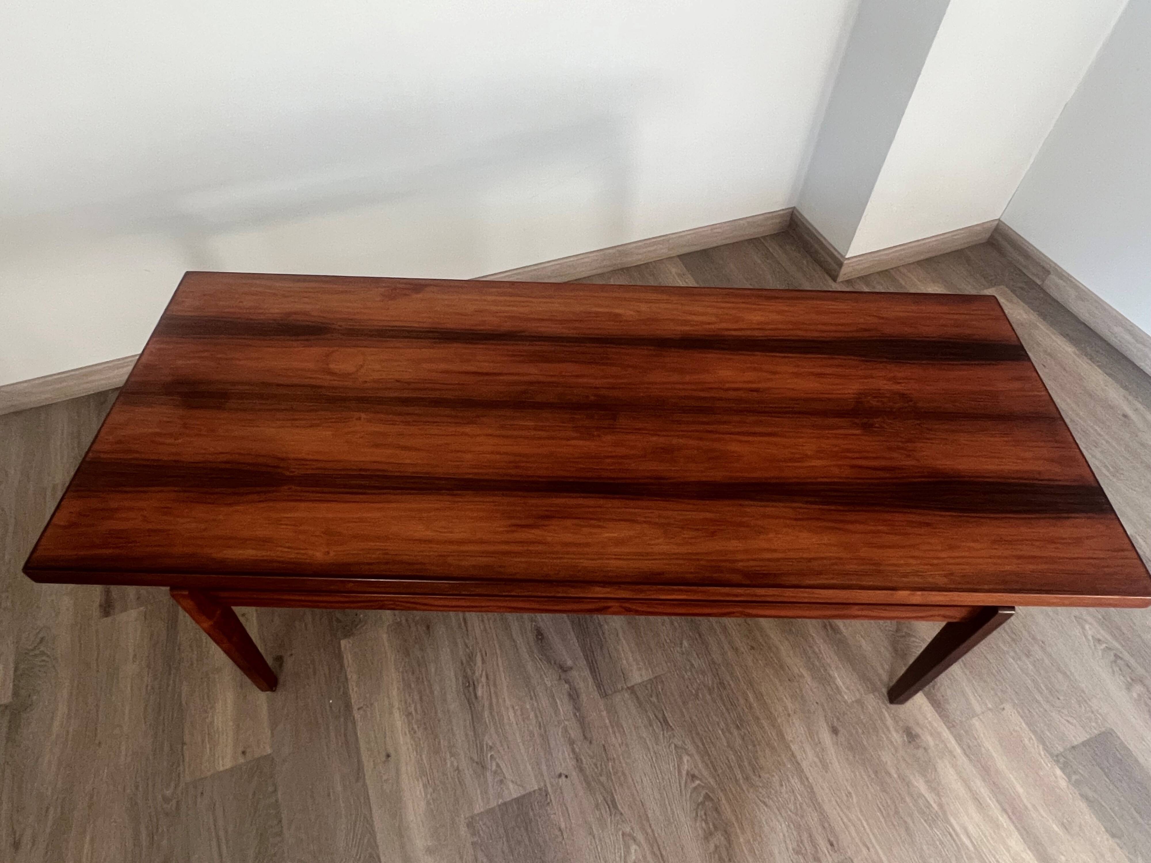 Scandinavian rosewood coffee table