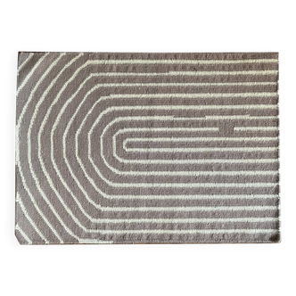 Handmade Geometry Wool Rug,Door Mat,Entray,Bed Side,Indian Traditional RUG.