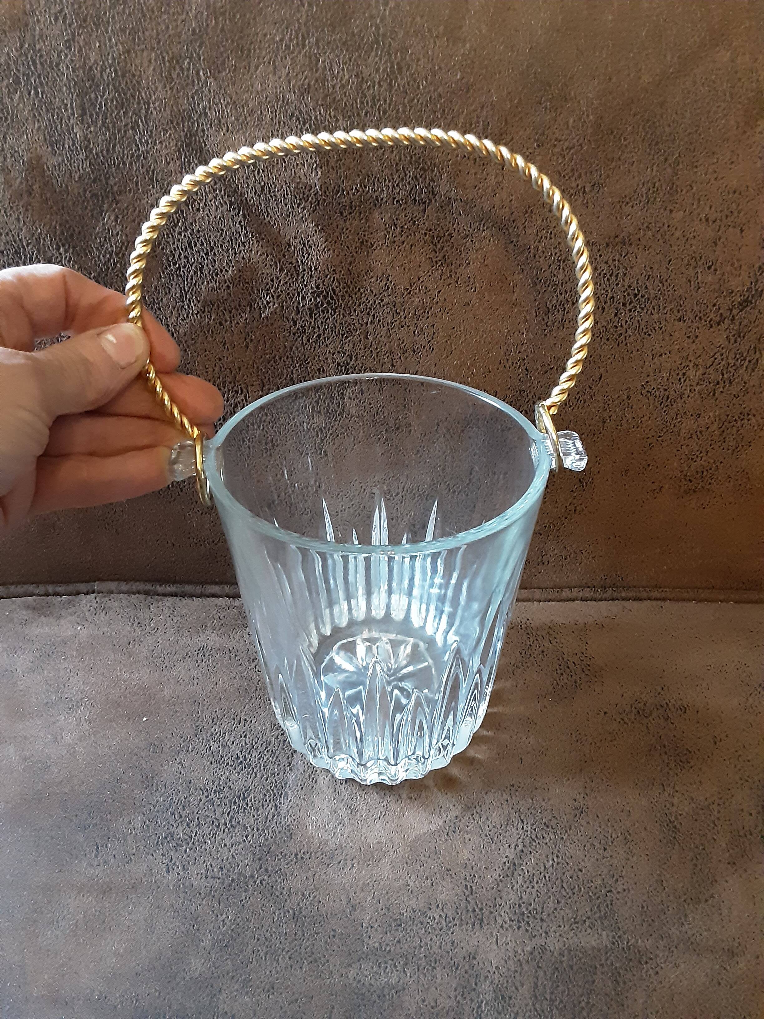 Crystal ice bucket